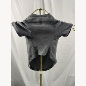 Pet Passion Heather Grey Dog T-Shirt Size Medium 100% Organic Cotton Pet Tee